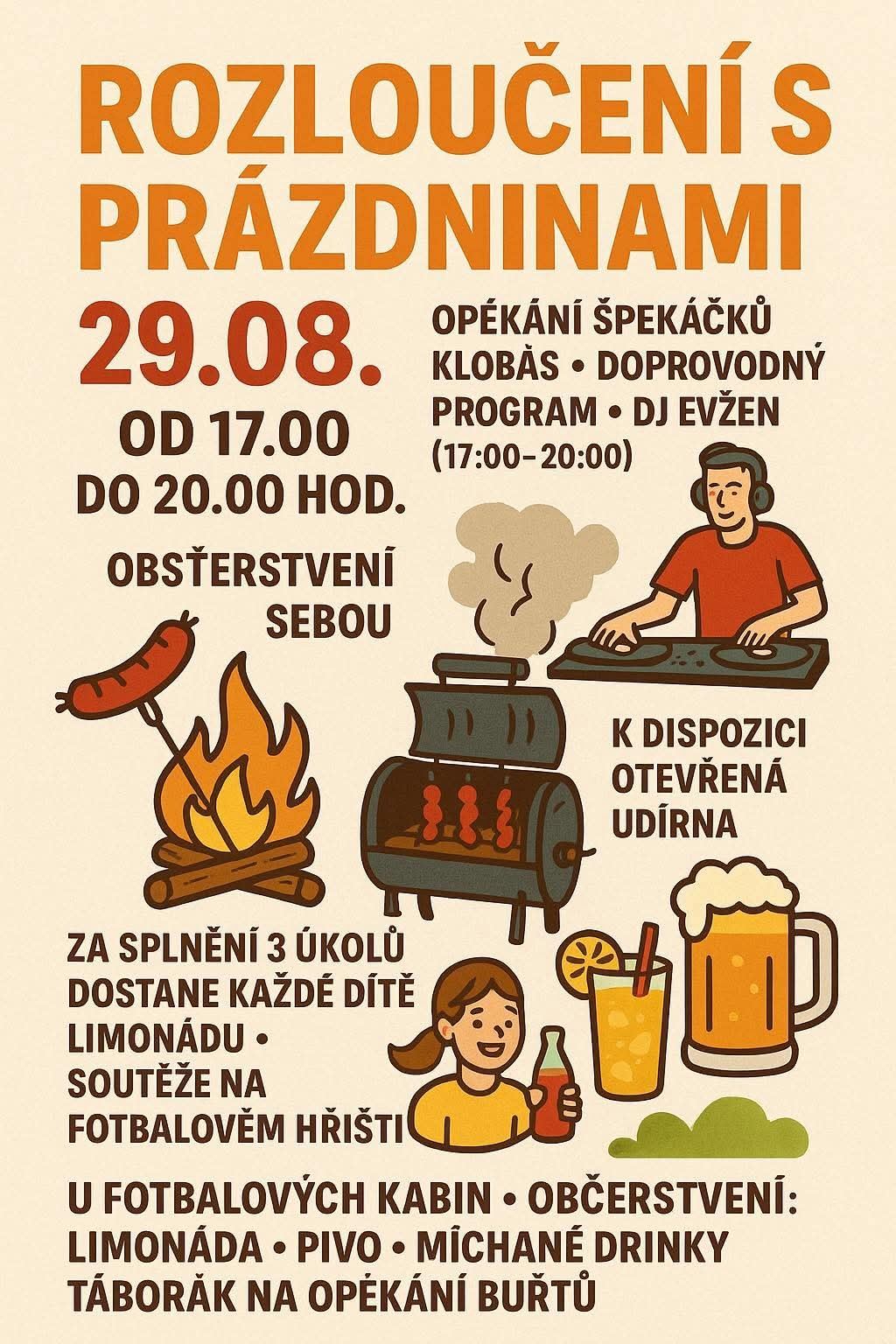 Obec Pasohlávky - Rozloučení s prázdninami