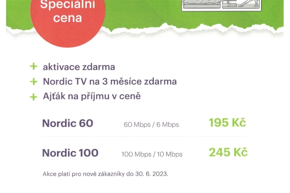 Nordic telecom - Zelený internet v obci