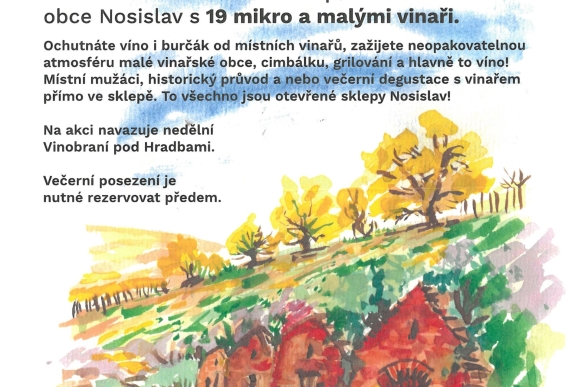 Otevřené vinné sklepy Nosislav 2023