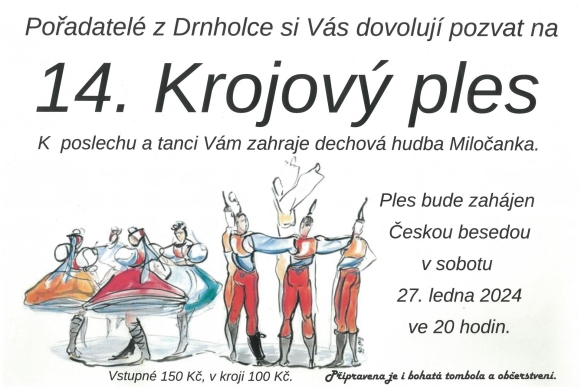 Městys Drnholec - Krojovaný ples 27.1.2024